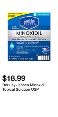 BJ’s Berkley jensen minoxidil topical solution usp offer