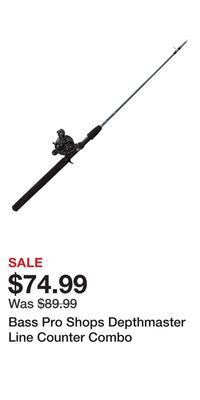 Cabela's Bass pro shops depthmaster line counter combo offer