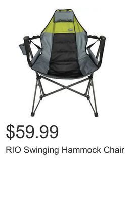 Costco Rio swinging hammock chair offer