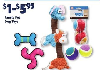 Family Dollar Family pet dog toys offer
