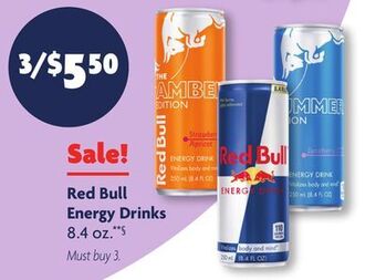 Family Dollar Red bull energy drinks offer