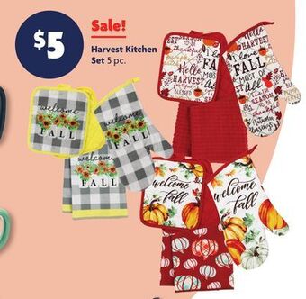 Family Dollar Harvest kitchen set offer