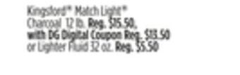 Dollar General Kingsford match light charcoal offer