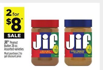 Dollar General Jif peanut butter offer
