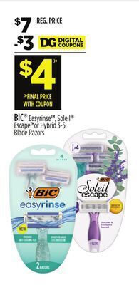 Dollar General Bic offer