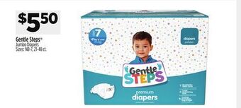 Dollar General Gentle steps jumbo diapers offer