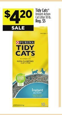 Dollar General Purina tidy cats offer