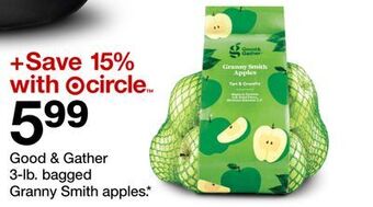 Target Good & gather 3-lb. bagged granny smith apples offer