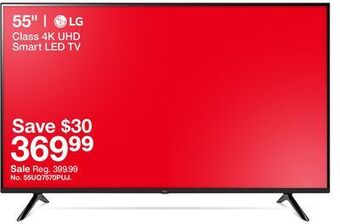Target Lg 55 class 4k uhd smart led tv offer