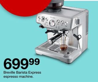 Target Breville barista express espresso machine offer