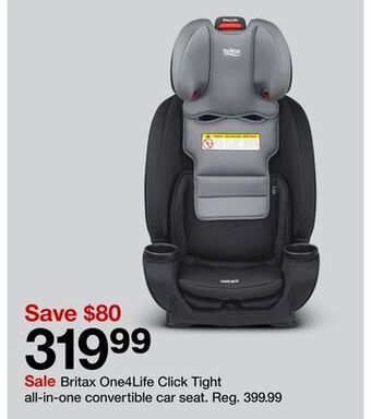 Target Britax one4life click tight all-in-one convertible car seat offer