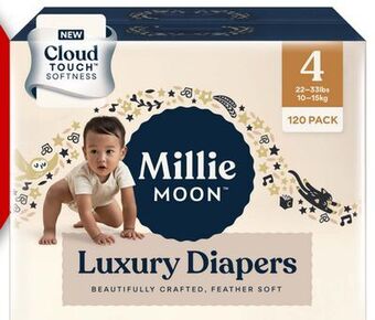 Target Millie moon 120 - ct. luxury diapers offer