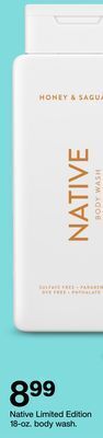 Target Native limited edition 18-oz. body wash offer