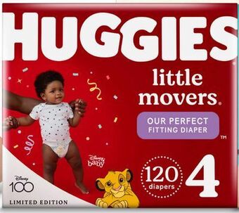 Target Huggies little movers 120-ct. diapers offer
