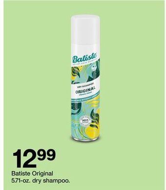 Target Batiste original 5.71-oz. dry shampoo offer