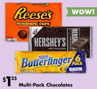 Dollar Tree Multi-pack chocolates offer
