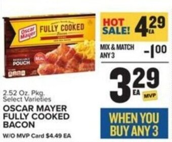 Food Lion OSCAR MAYER FULLY COOKED BACON offer