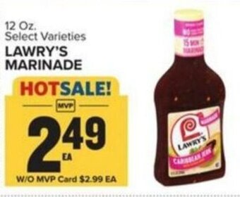 Food Lion LAWRY'S MARINADE offer