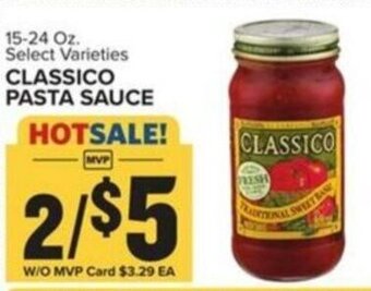 Food Lion CLASSICO PASTA SAUCE offer