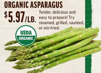 Central Market Organic Asparagus offer