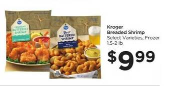 Food 4 Less Kroger Breaded Shrimp offer