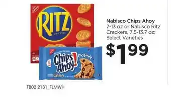 Food 4 Less Nabisco Chips Ahoy Or Nabisco Ritz Crackers offer