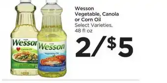 Food 4 Less Wesson Vegetable, Canola Or Corn Oil offer
