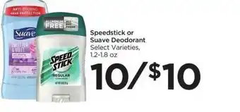 Food 4 Less Speedstick Or Suave Deodorant offer