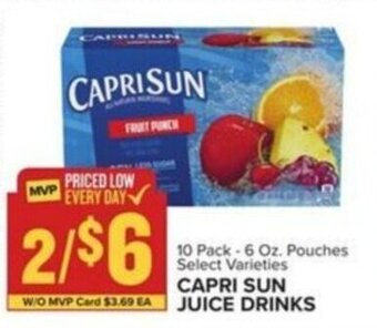 Food Lion CAPRI SUN JUICE DRINKS offer
