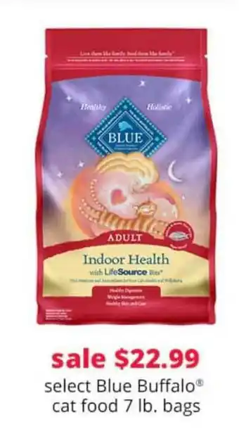 Pet Smart Blue Buffalo Cat Food 7 Lb. Bags offer