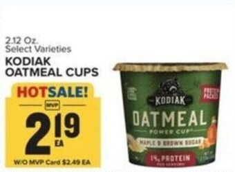 Food Lion KODIAK OATMEAL CUPS offer