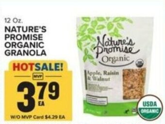 Food Lion Nature's Promise Organic Granola offer