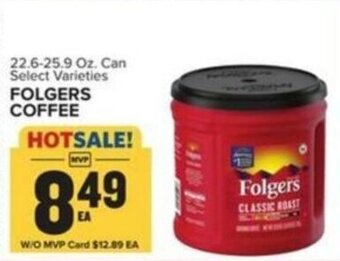 Food Lion FOLGERS COFFEE offer