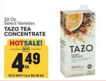 Food Lion TAZO TEA CONCENTRATE offer