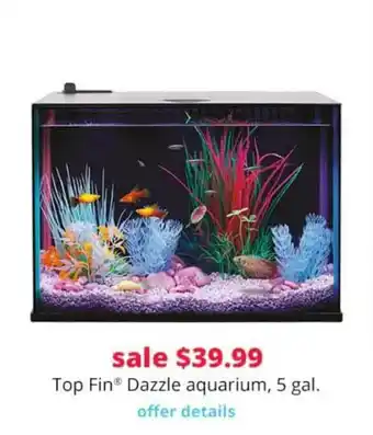Pet Smart Top Fin Dazzle Aquarium, 5 Gal. offer