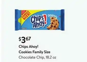 Walmart Chips Ahoy! Cookies Family Size Chocolate Chip offer