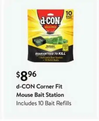 Walmart D-con Corner Fit Mouse Bait Station offer