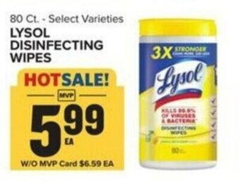 Food Lion LYSOL DISINFECTING WIPES offer