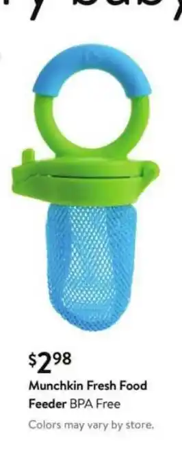 Walmart Munchkin Fresh Food Feeder offer