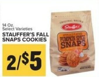 Food Lion STAUFFER'S FALL SNAPS COOKIES offer