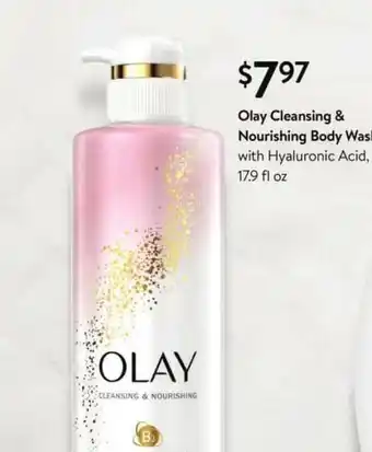 Walmart Olay Cleansing & Nourishing Body Wash offer