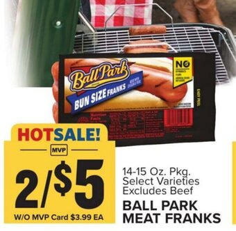 Food Lion BALL PARK MEAT FRANKS offer
