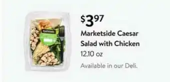 Walmart Markeside Caesar Salad With Chicken offer
