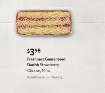 Freshness Guaranteed Danish Strawberry Cheese