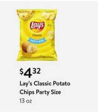 Walmart Lay's Classic Potato Chips offer