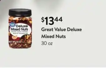 Walmart Great Value Deluxe Mixed Nuts offer
