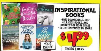 Ollie's Inspirational books offer