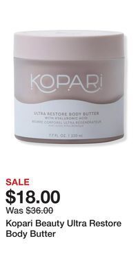 Ulta Beauty Kopari beauty ultra restore body butter offer