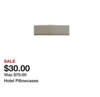 Belk Hotel pillowcases offer