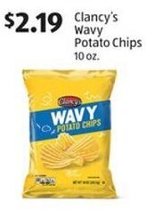 Aldi Clancy's Wavy Potato Chips 10 oz. offer